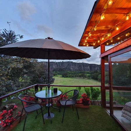 Villa Casa en el Árbol Suesca Esterno foto