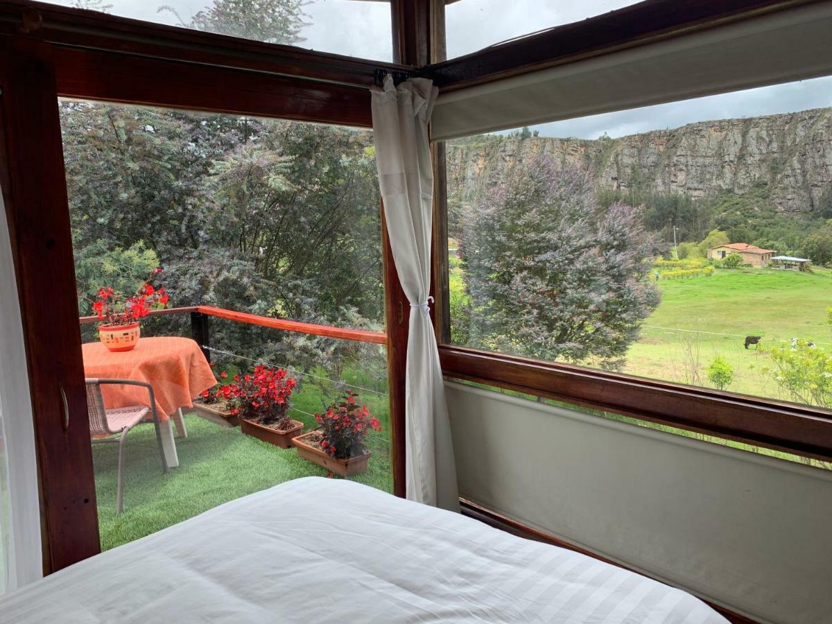 Villa Casa en el Árbol Suesca Esterno foto